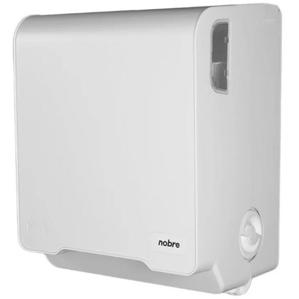 Dispenser Autocortante p/ Papel Toalha Bobina Mecanico Branco Brave